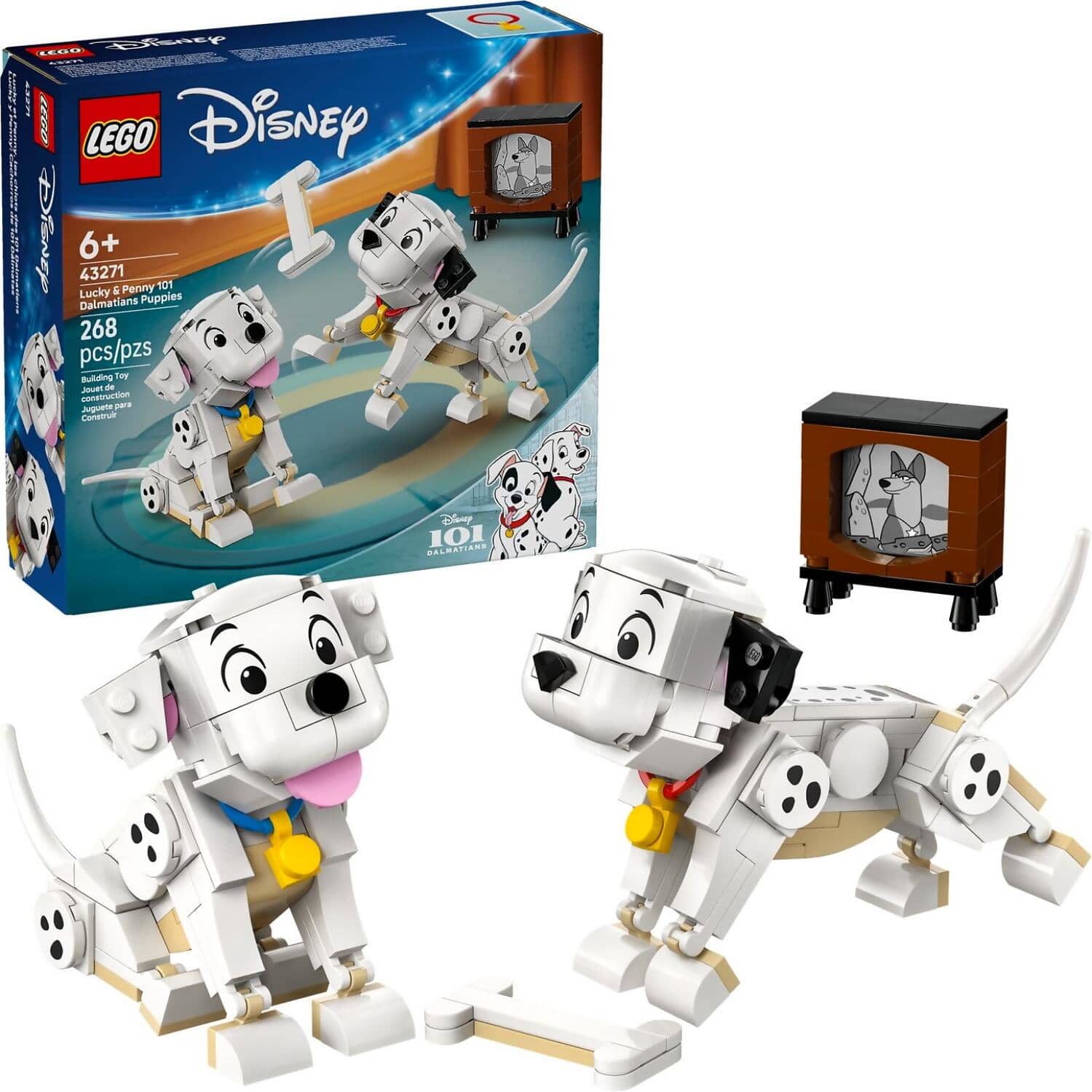 LEGO 43271 Lucky & Penny 101 Dalmatians Puppies - Disney