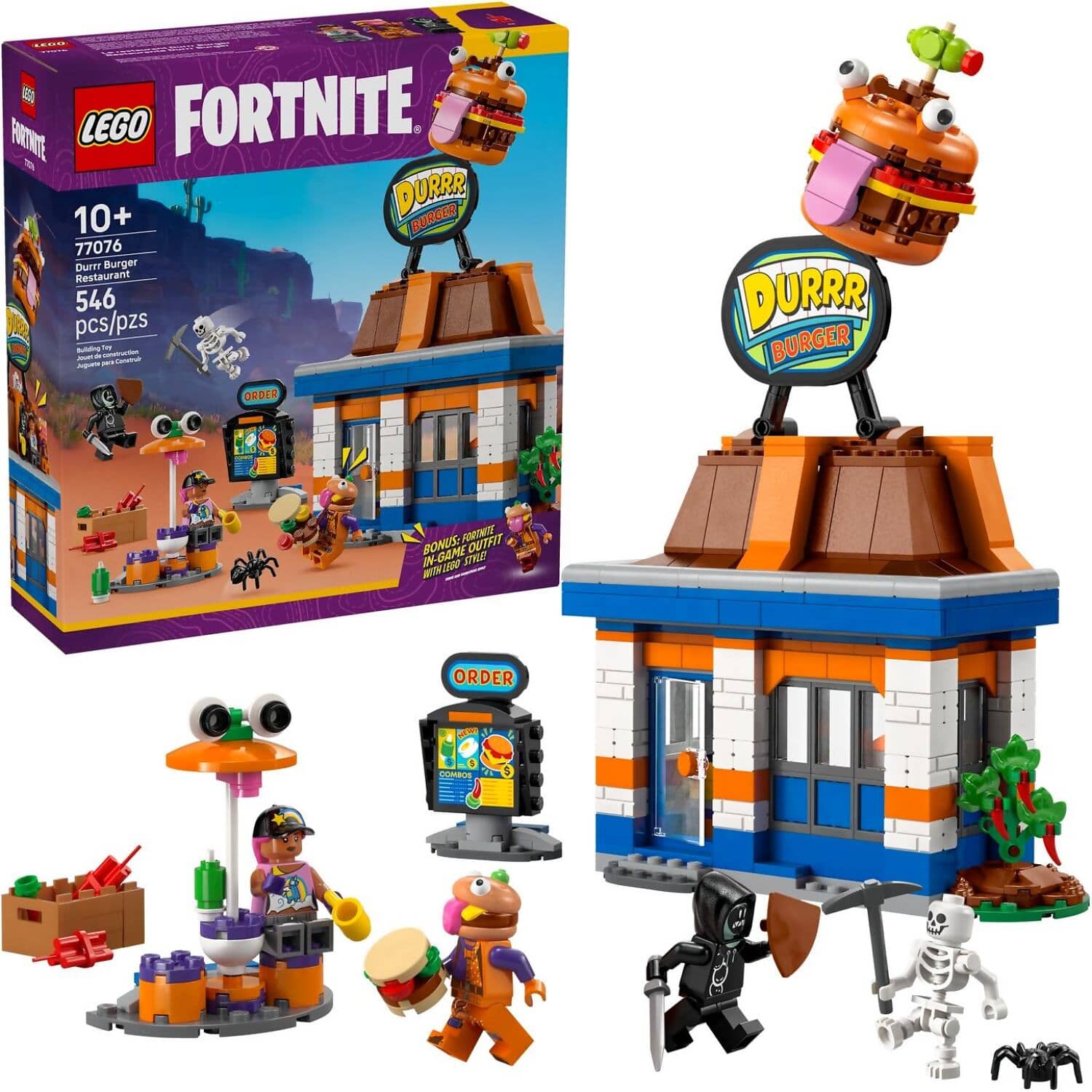 LEGO 77076 Durrr Burger Restaurant - Fortnite