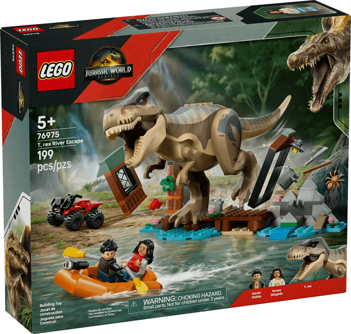 LEGO 76975 T. rex River Escape - Jurassic World
