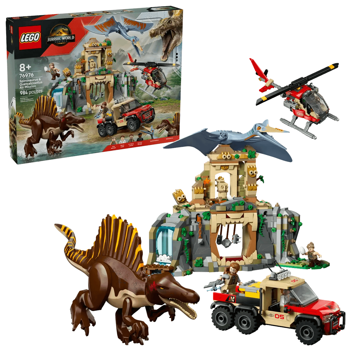 LEGO 76976 Spinosaurus & Quetzalcoatlus Air Mission - Jurassic World