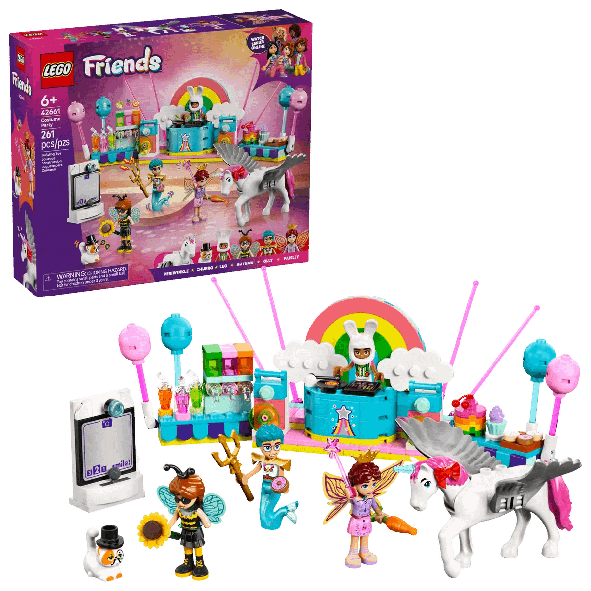 LEGO 42661 Costume Party with Unicorn & Fairy - Friends