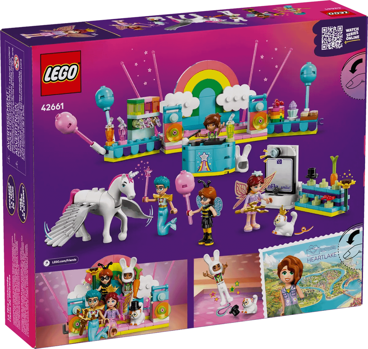 LEGO 42661 Costume Party with Unicorn & Fairy - Friends - Image 11