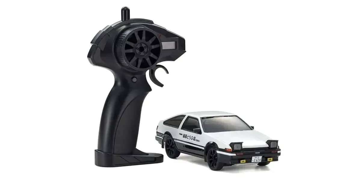 Kyosho - First Mini-Z Initial D Toyota Sprinter Trueno AE86 White &Black - Remote Control Car