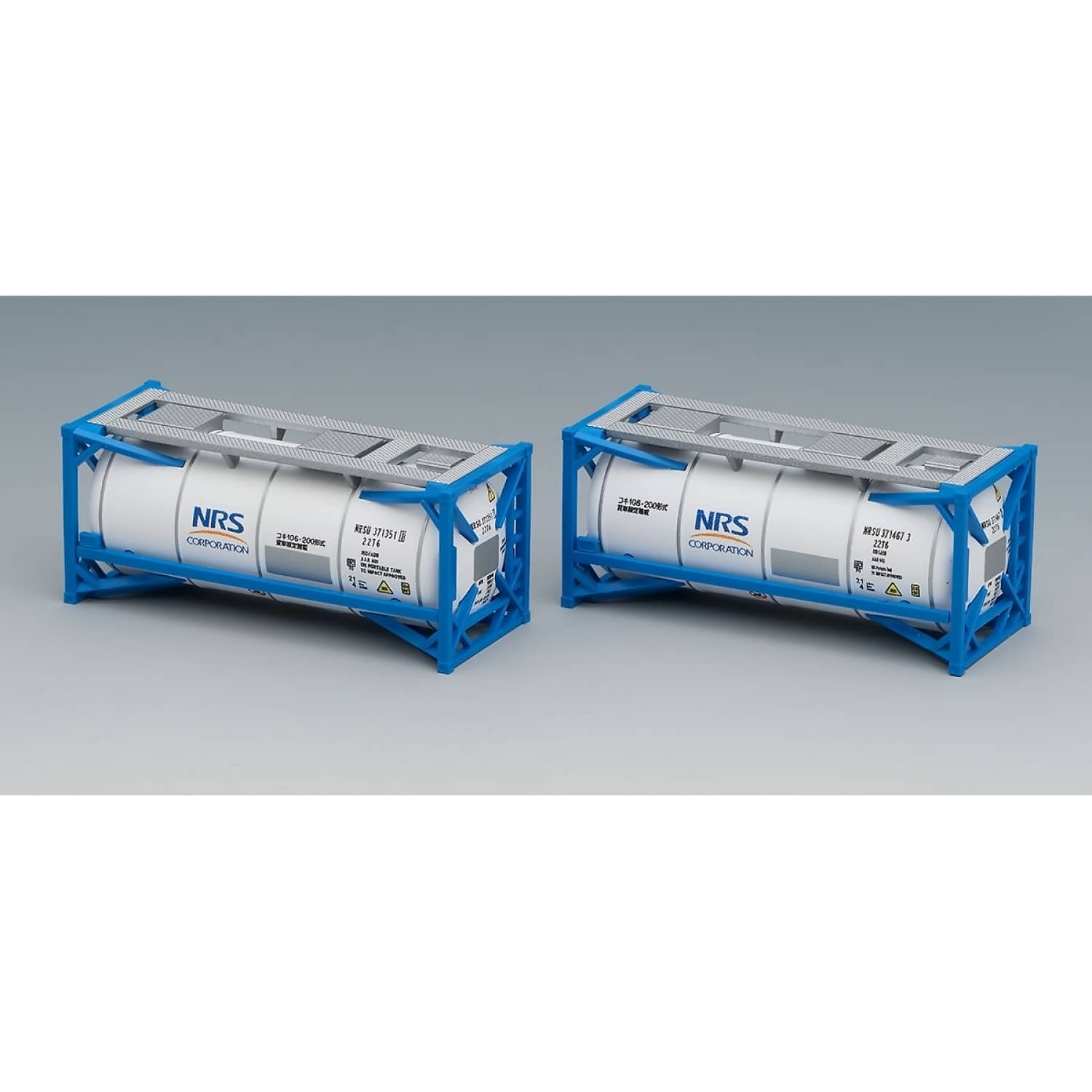 Tomix - ISO20ft Tank Container (Nippon Riku) 2 pieces N Scale - Model Railway Accessory