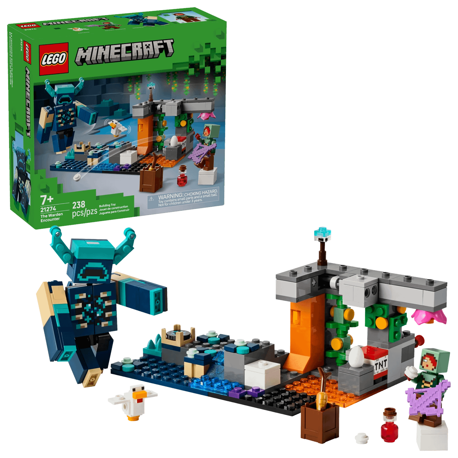 LEGO 21274 The Warden Encounter - Minecraft