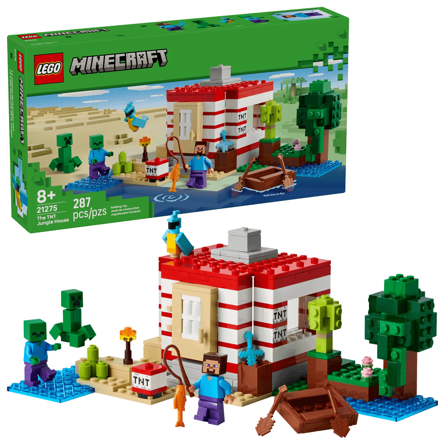 LEGO 21275 The TNT Jungle House - Minecraft