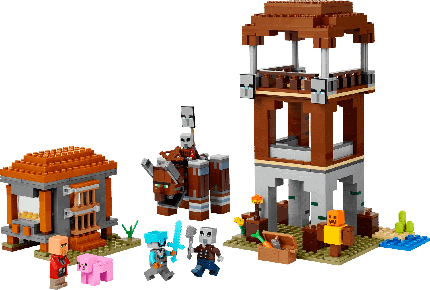 LEGO 21278 The Pillager Outpost and Ravager - Minecraft