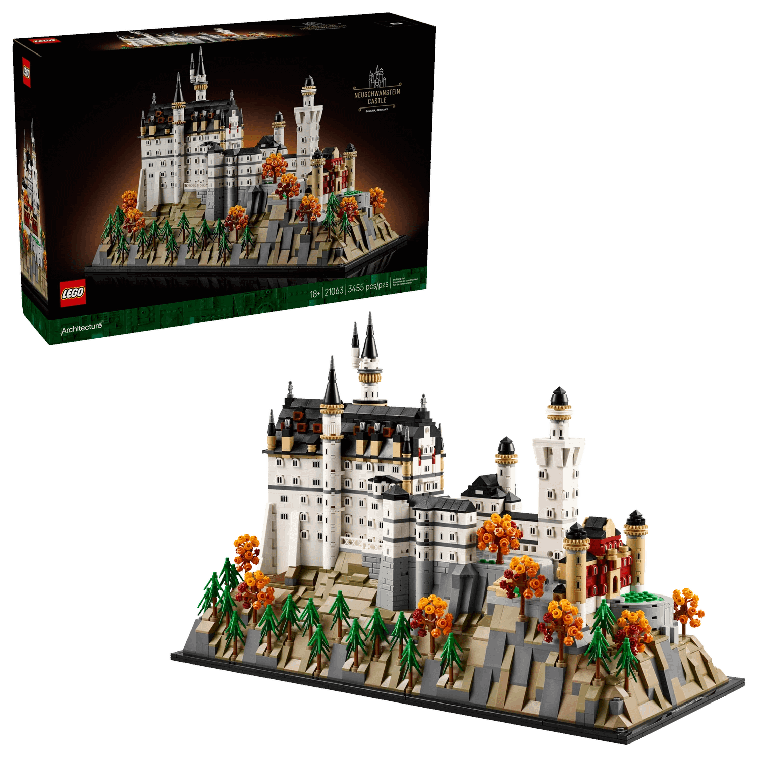 LEGO 21063 Neuschwanstein Castle - Architecture