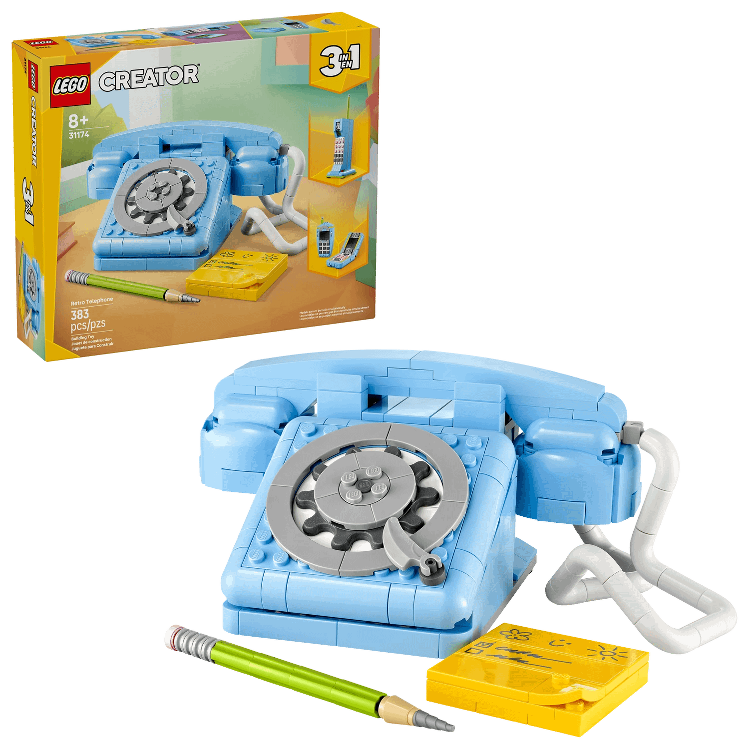 LEGO 31174 Retro Telephone - Creator 3-in-1