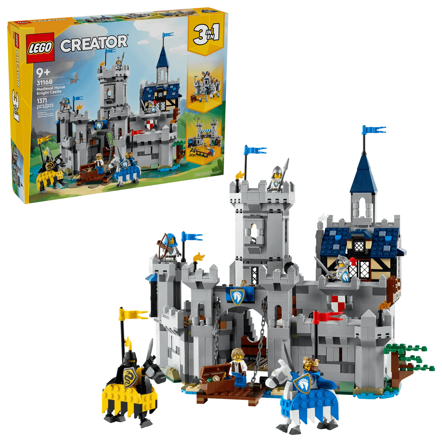 LEGO 31168 Medieval Horse Knight Castle - Creator 3-in-1