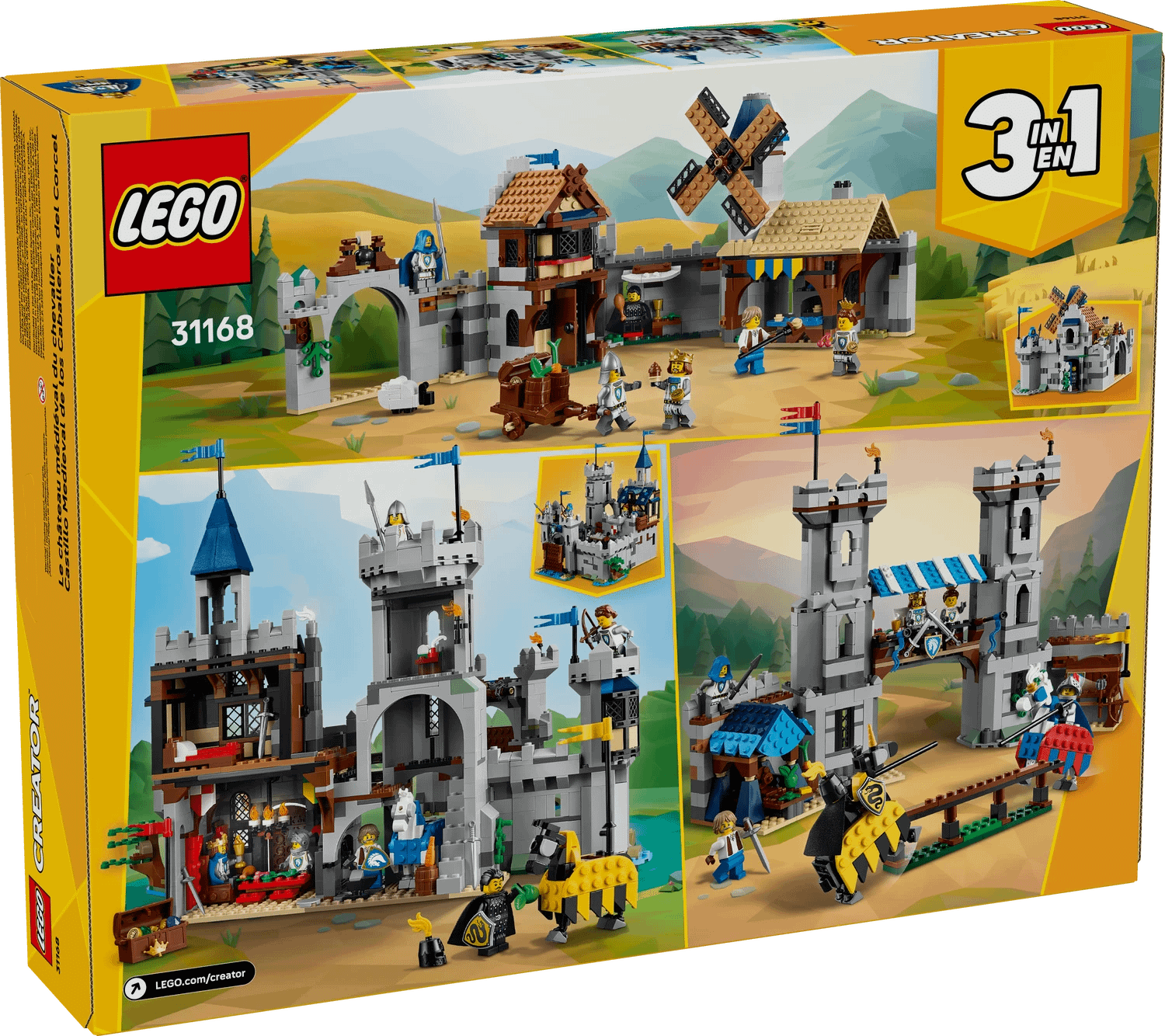LEGO 31168 Medieval Horse Knight Castle - Creator 3-in-1 - Image 3