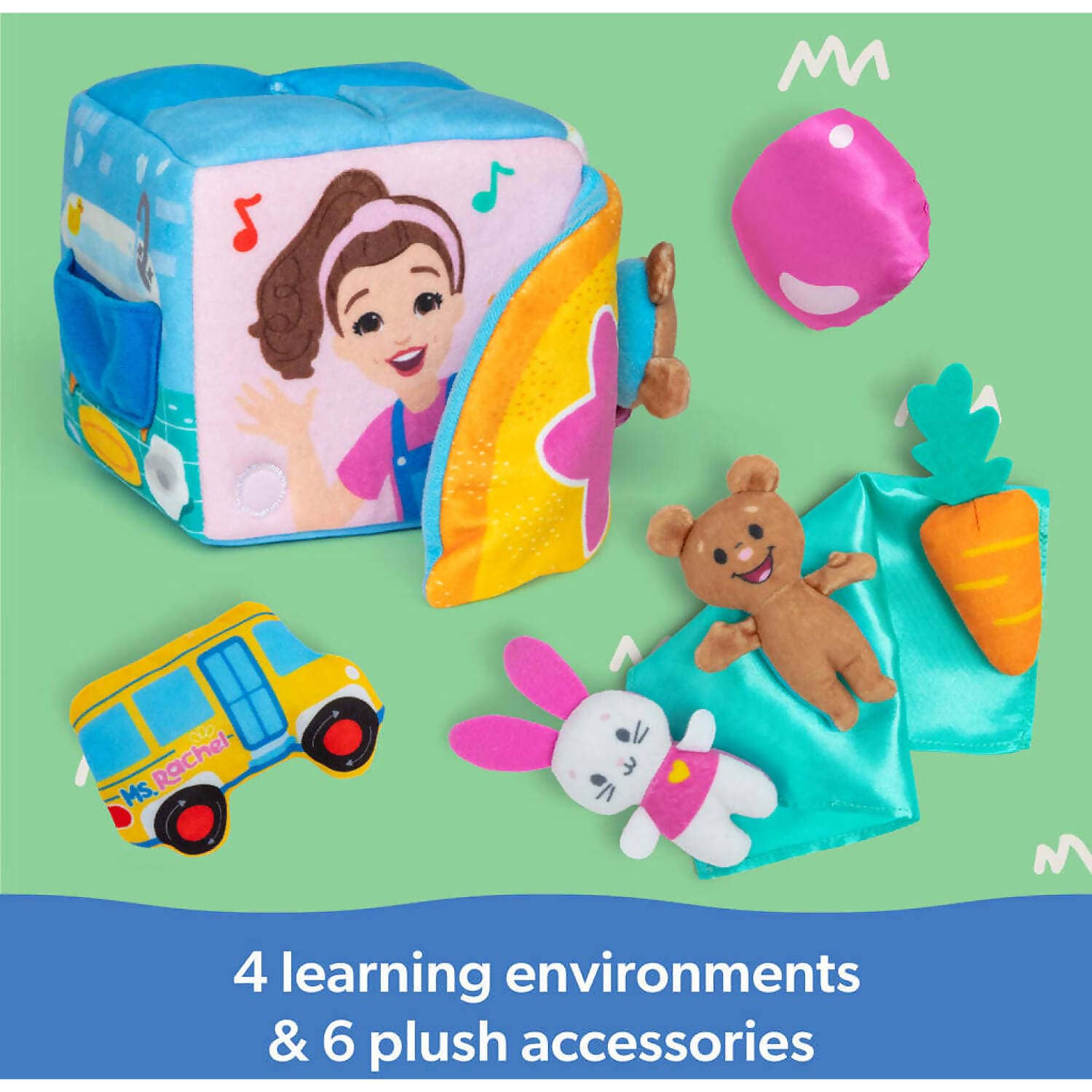 Ms. Rachel - Surprise Learning Box Soft Learning Cube - Spin Master - Image 7