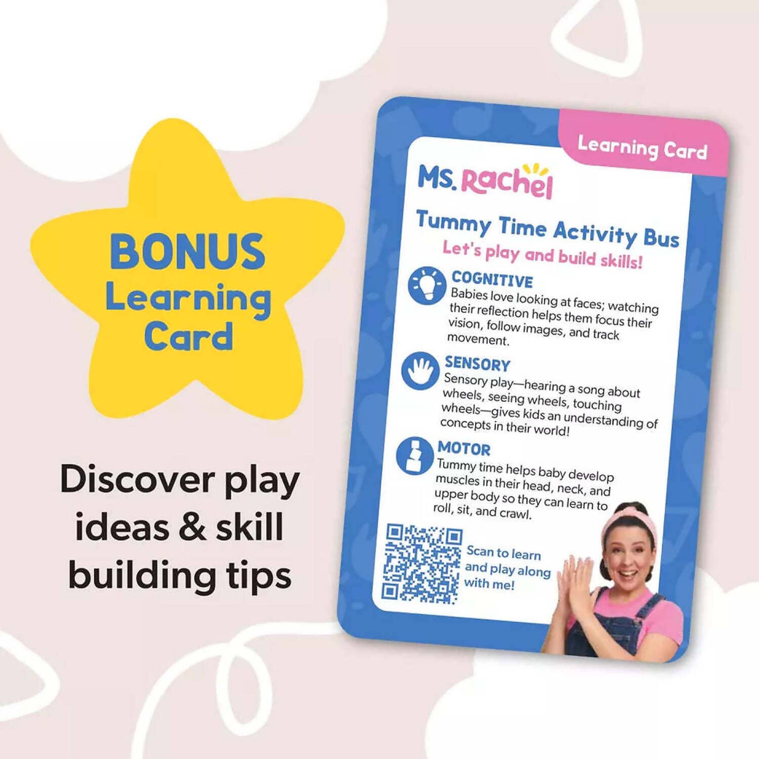 Ms. Rachel - Tummy Time Activity Bus - Spin Master - Image 8