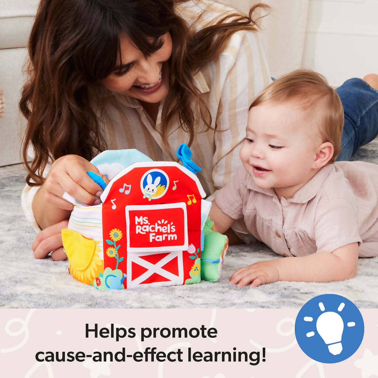 Ms. Rachel - Sensory Learning Farm Soft Book - Spin Master - Image 2