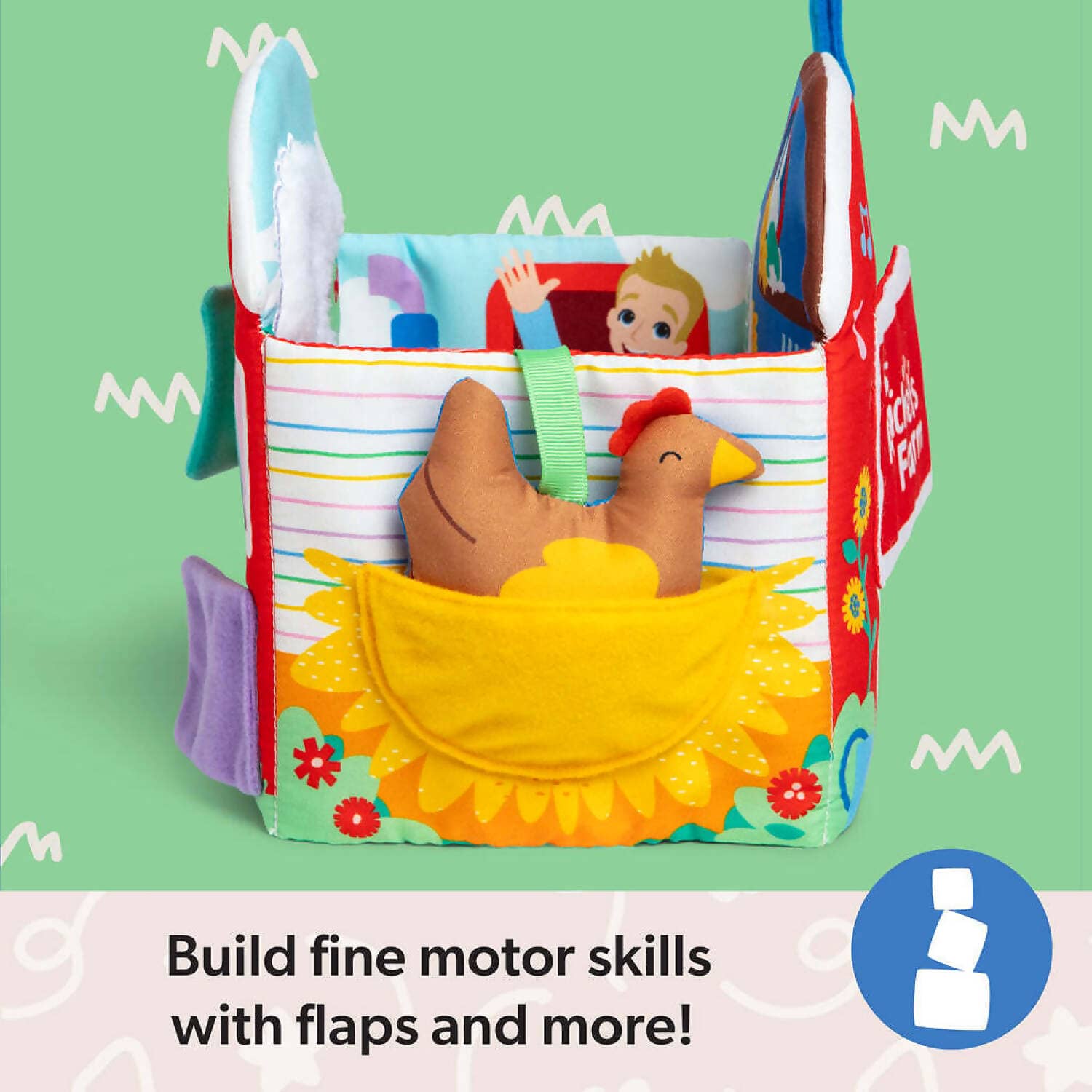 Ms. Rachel - Sensory Learning Farm Soft Book - Spin Master - Image 3