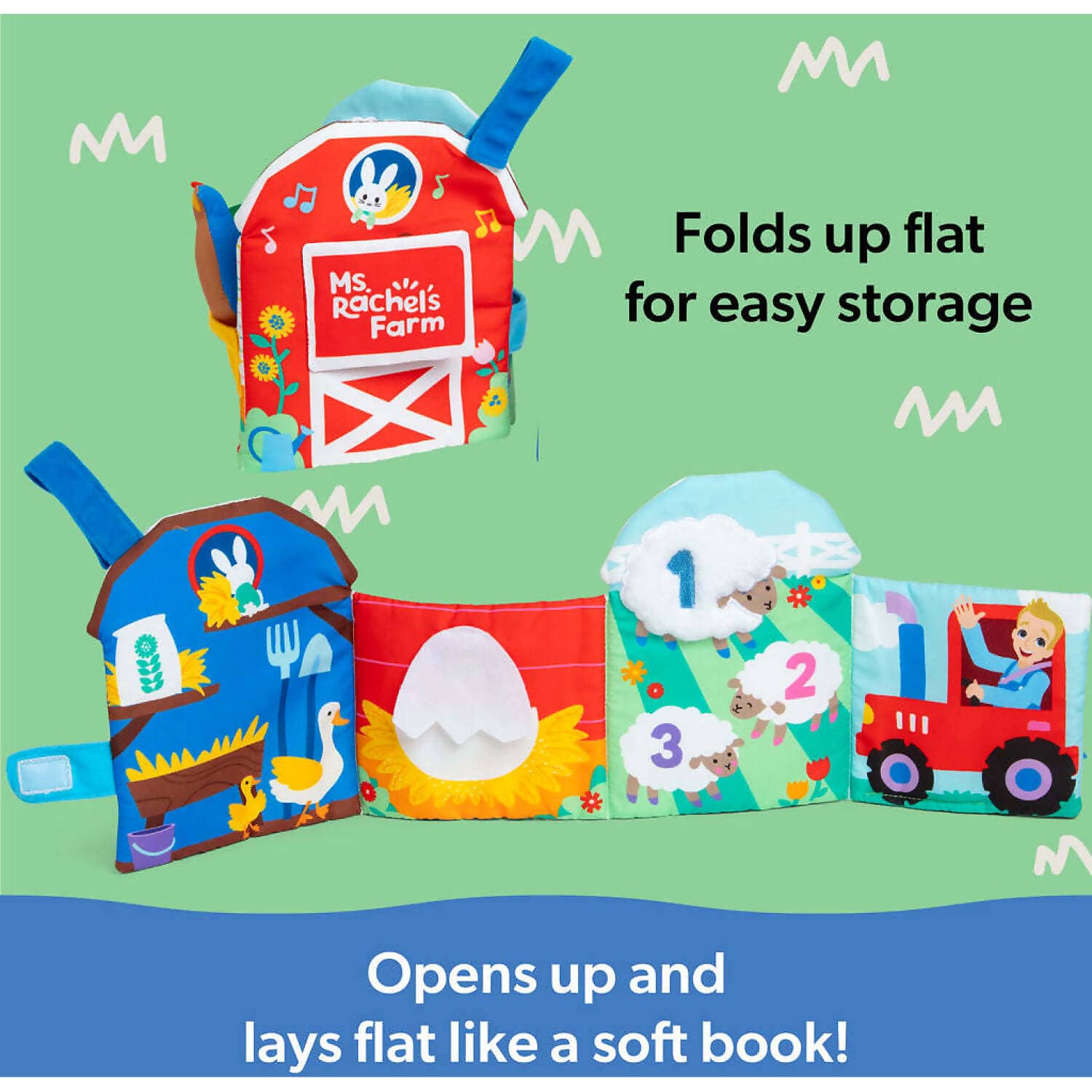 Ms. Rachel - Sensory Learning Farm Soft Book - Spin Master - Image 7