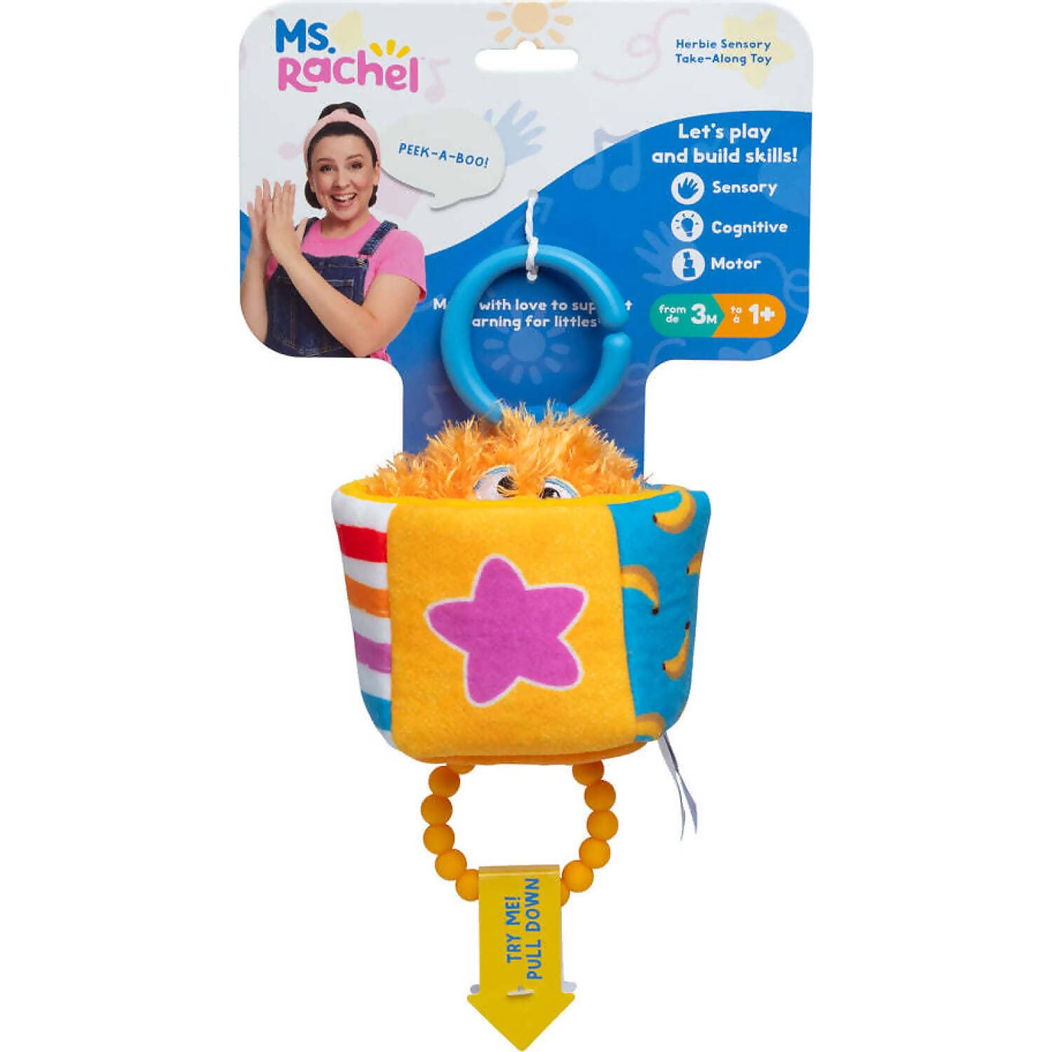 Ms. Rachel - Herbie Sensory Take-Along Toy - Spin Master