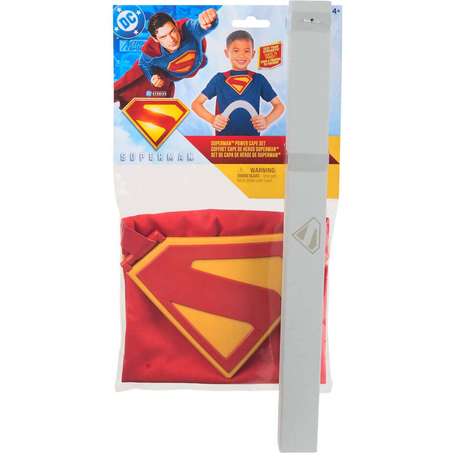 DC SUPERMAN - Power Cape Set Costume - Spin Master