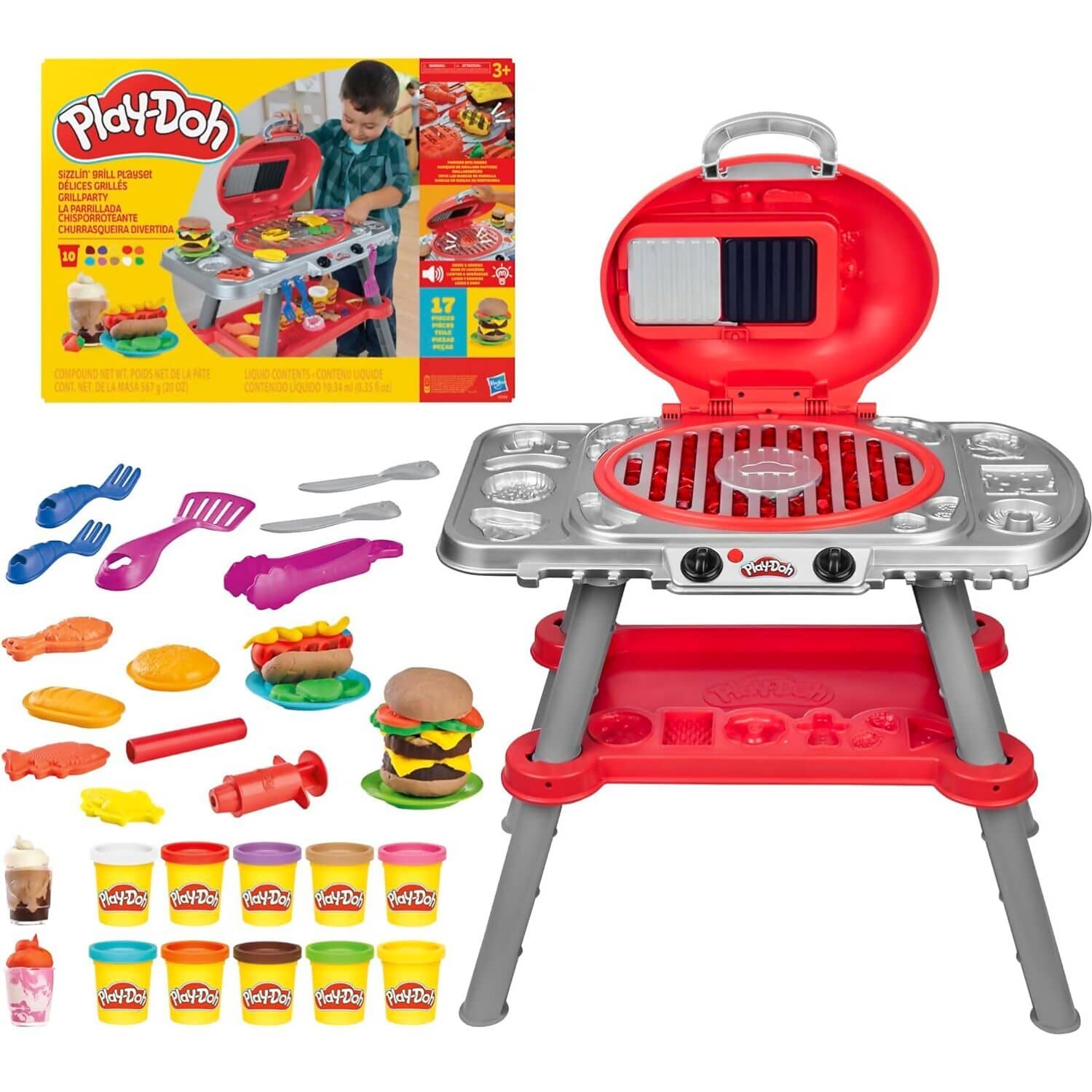 Play-Doh - Sizzlin Grill Playset - Hasbro