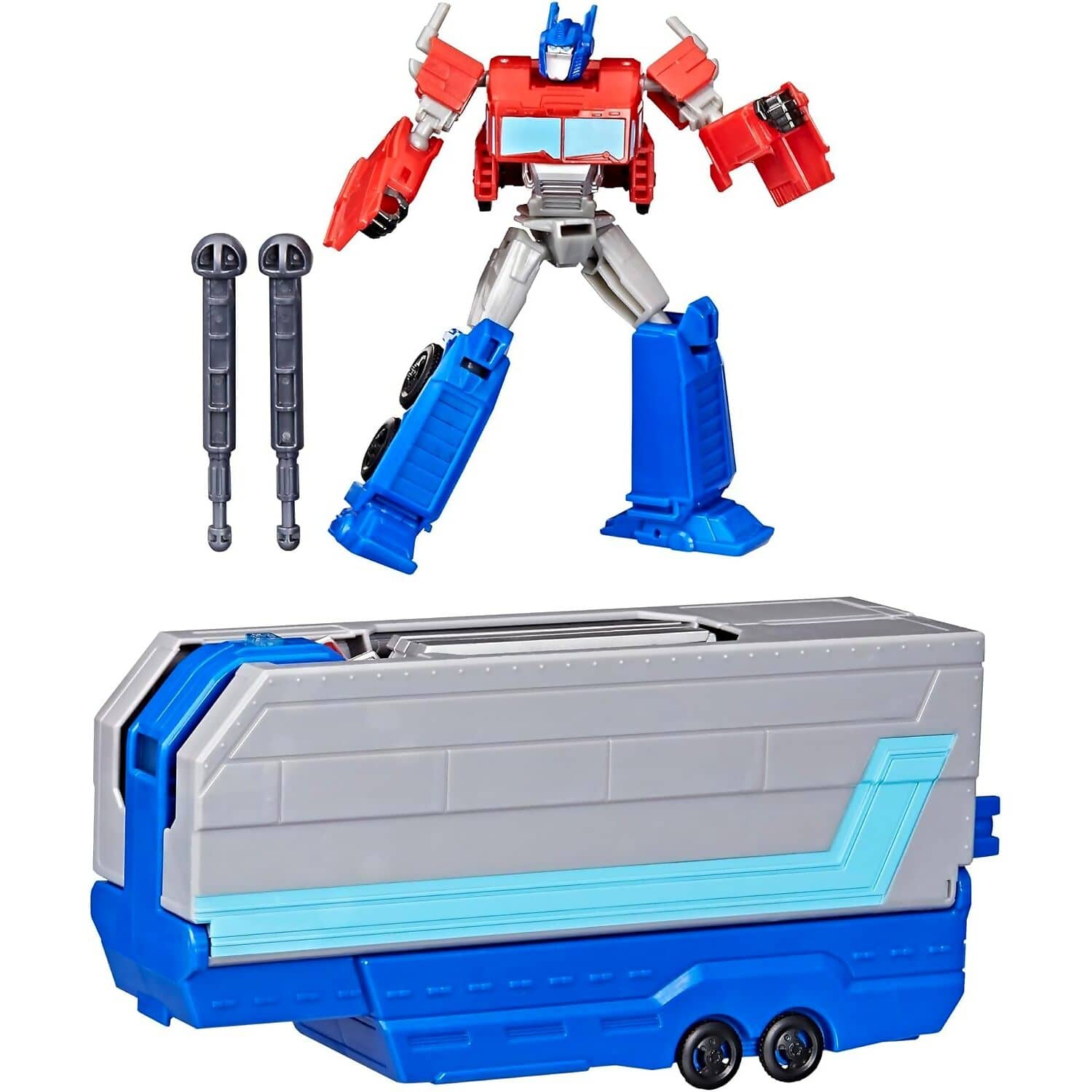 Transformers - EarthSpark Optimus Prime Battle Trailer Playset - Hasbro - Image 2