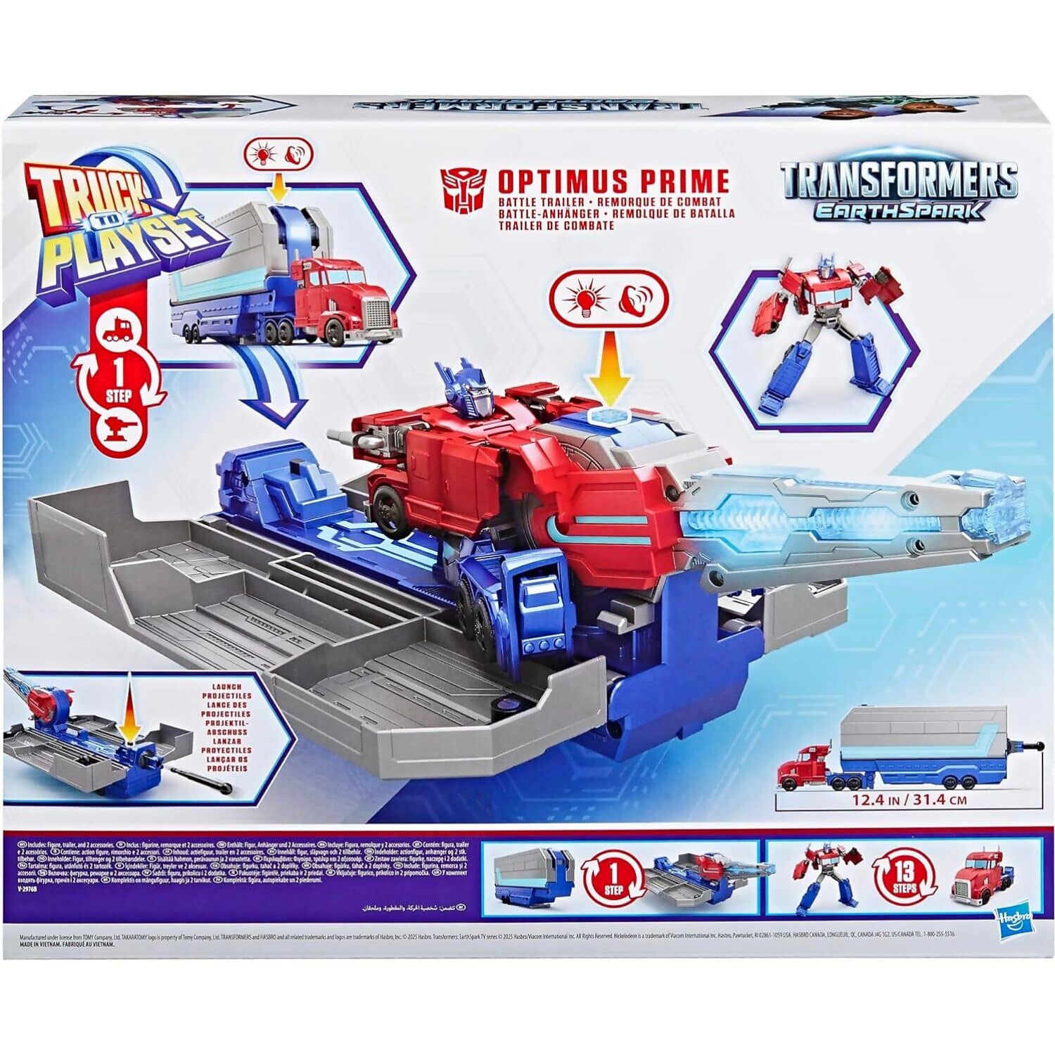 Transformers - EarthSpark Optimus Prime Battle Trailer Playset - Hasbro - Image 11