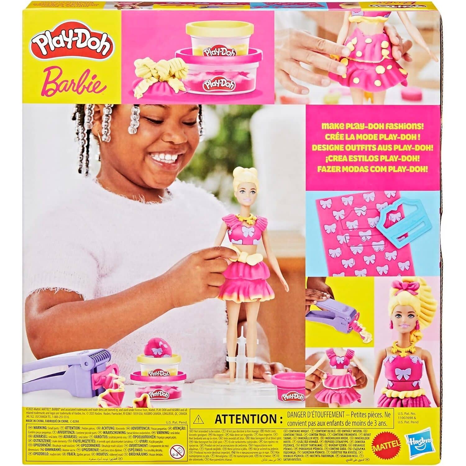 Play-Doh - Barbie Ruffles & Bows Doll Set - Hasbro - Image 4