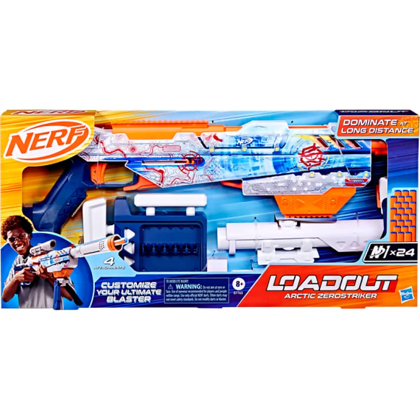 Nerf - Loadout Arctic Zerostriker Blaster - Hasbro