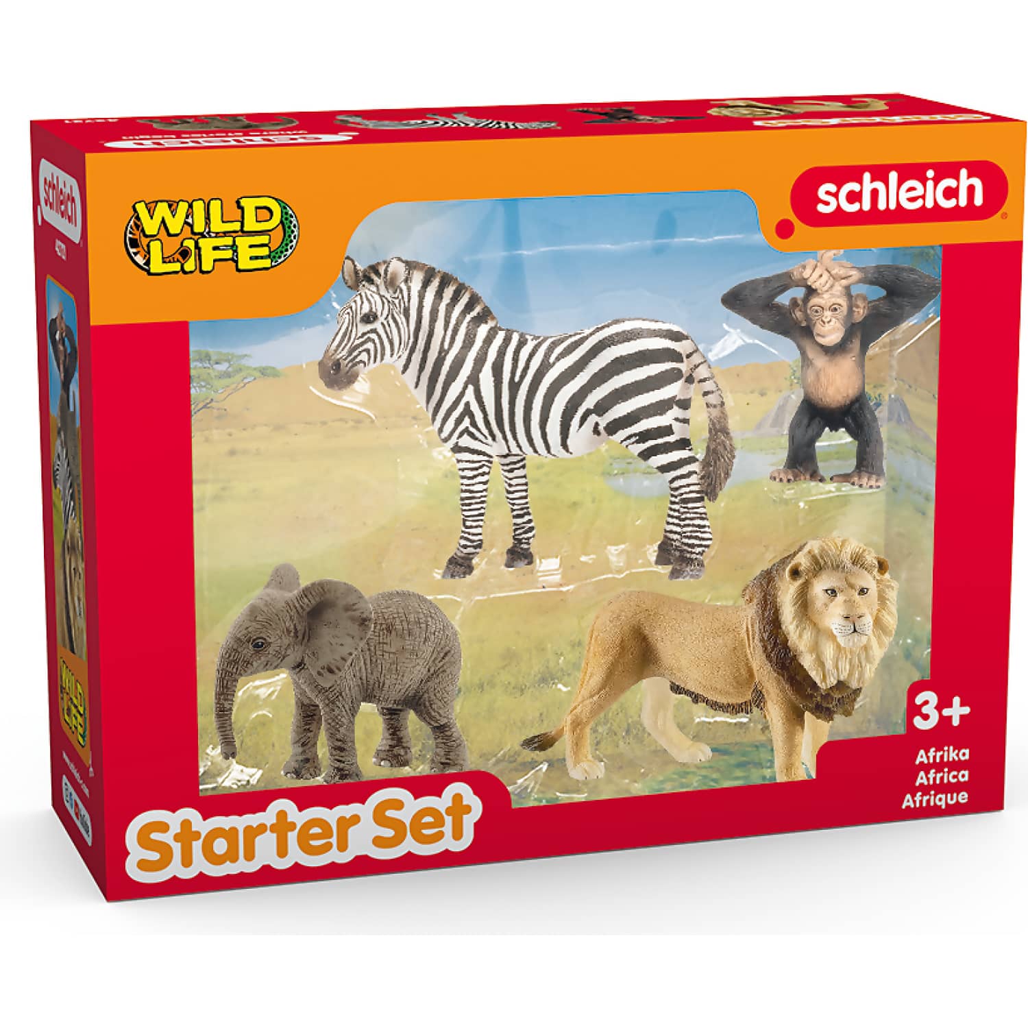 Schleich - WILD LIFE Africa 4 Piece Animal Starter Set