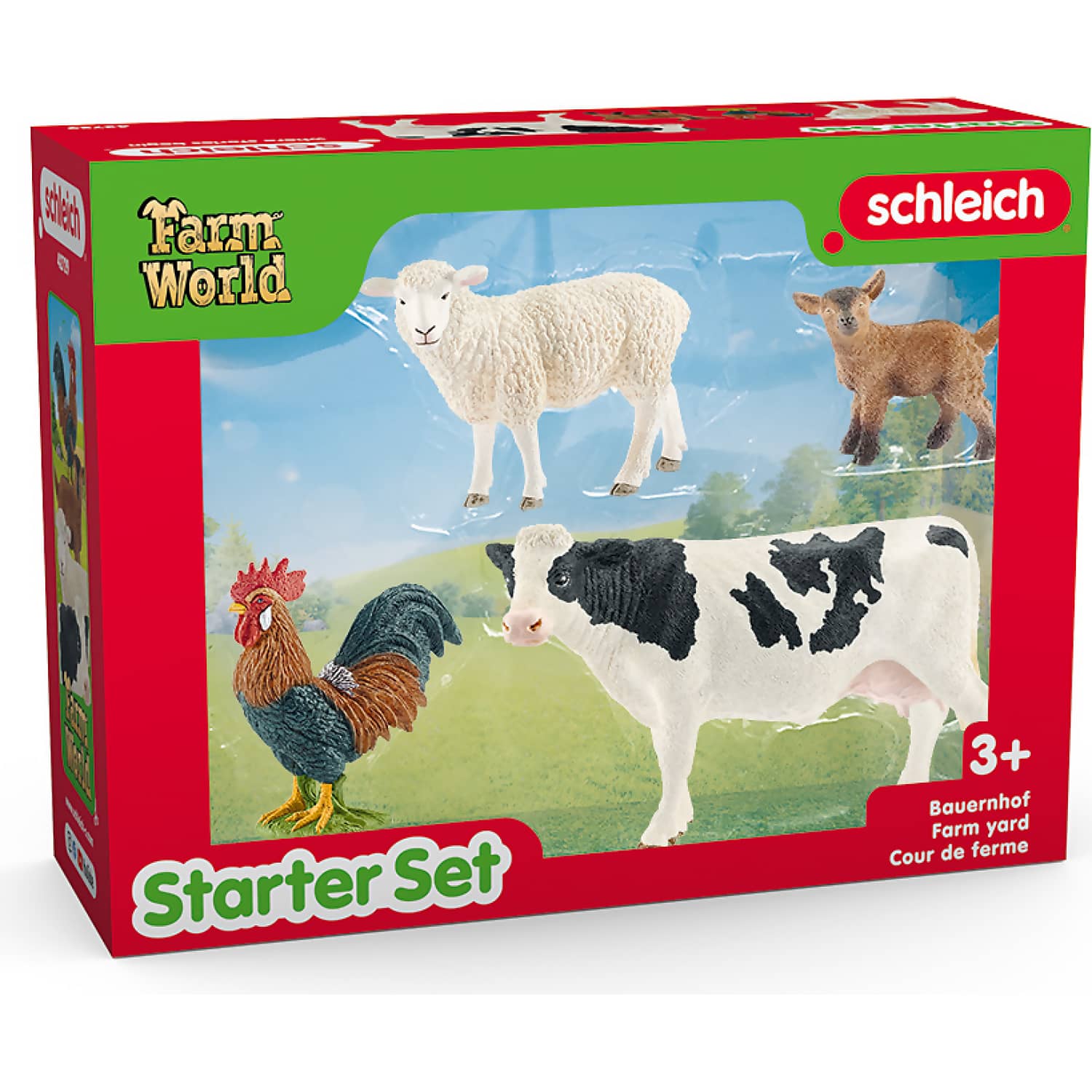 Schleich - FARM WORLD Farm Yard 4 Piece Animal Starter Set