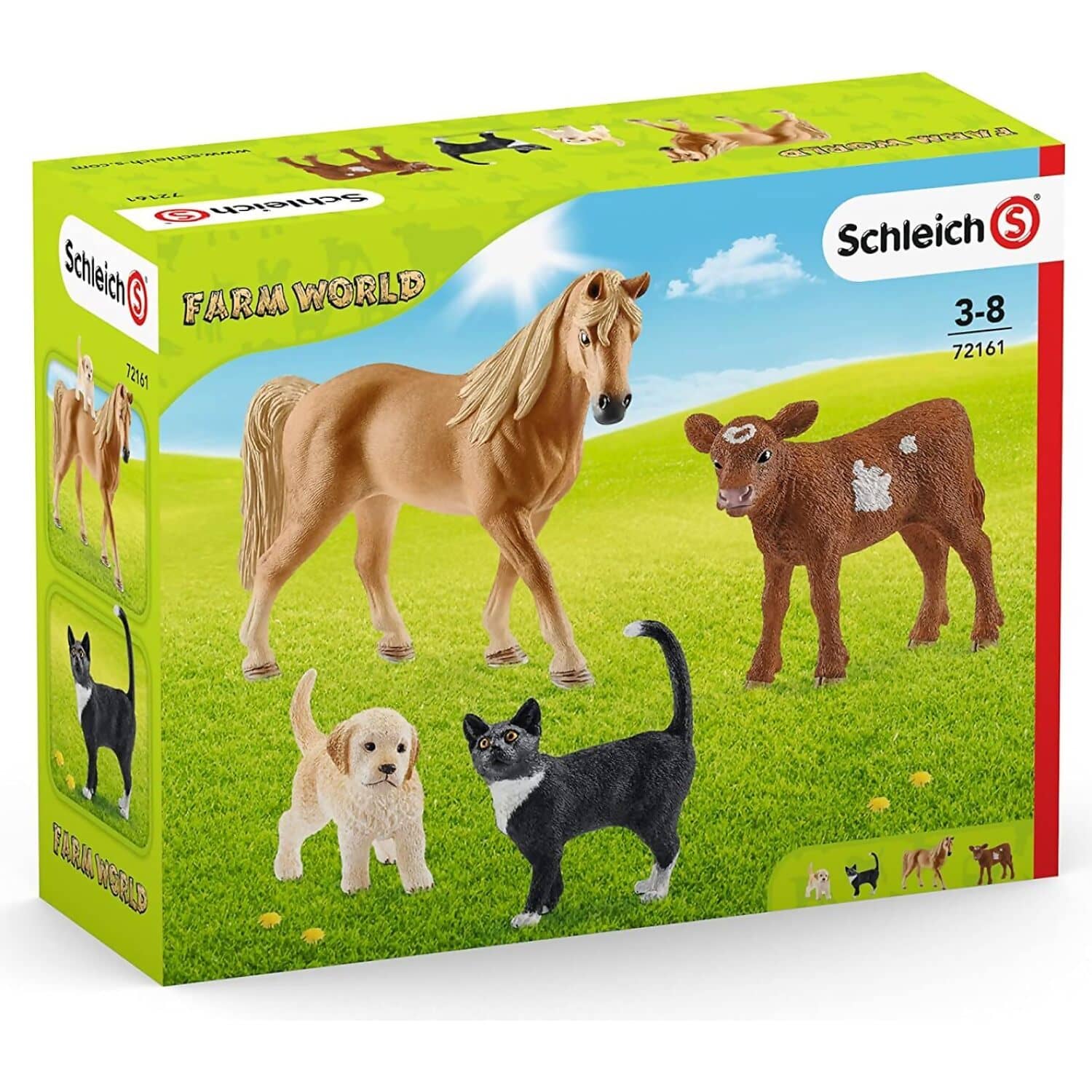 Schleich - FARM WORLD Farm & Pet 4 Piece Animal Starter Set