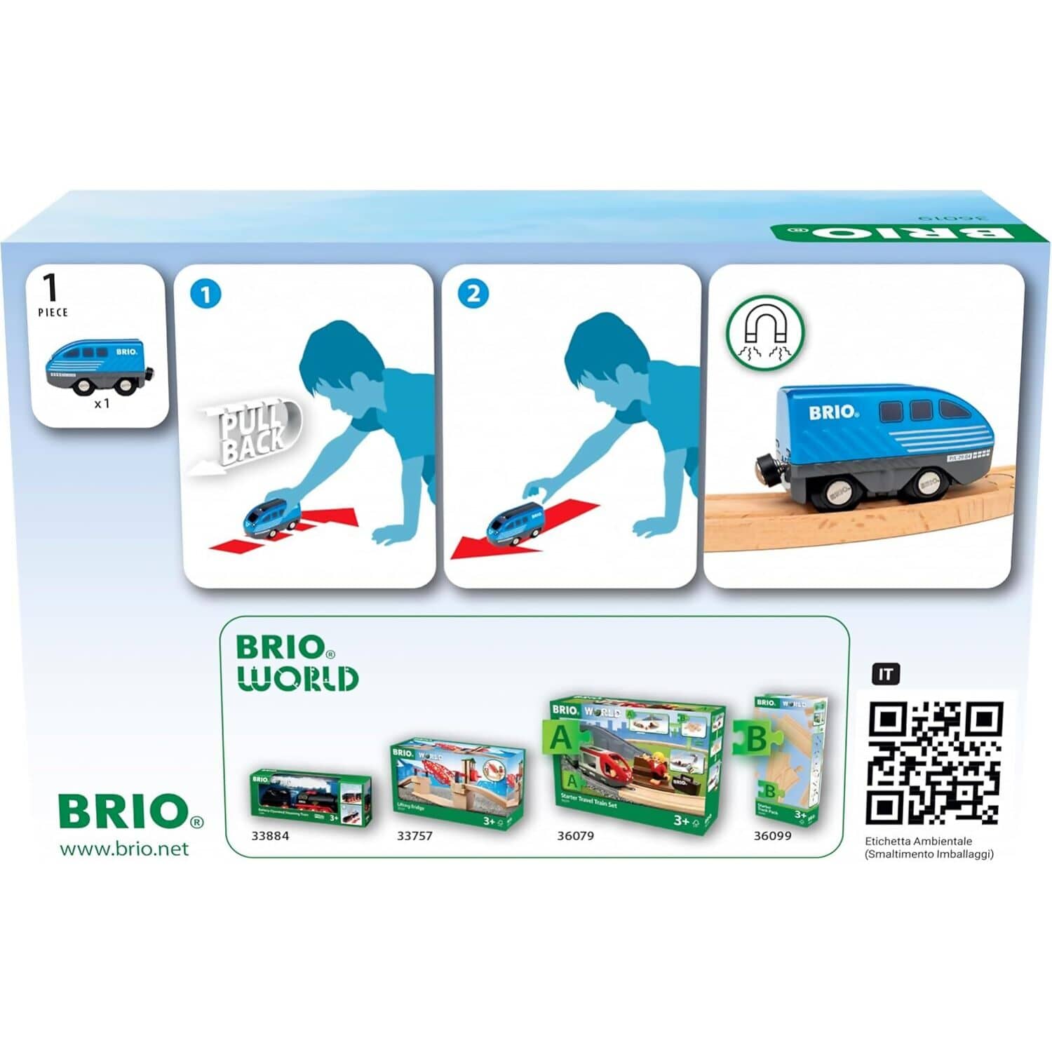 Brio World - Pull Back Train - Image 2