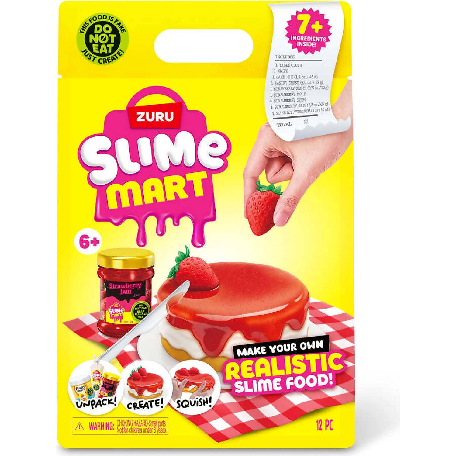 ZURU - Slime Mart Series 1 Small Shopping Bag Strawberry Cheesecake