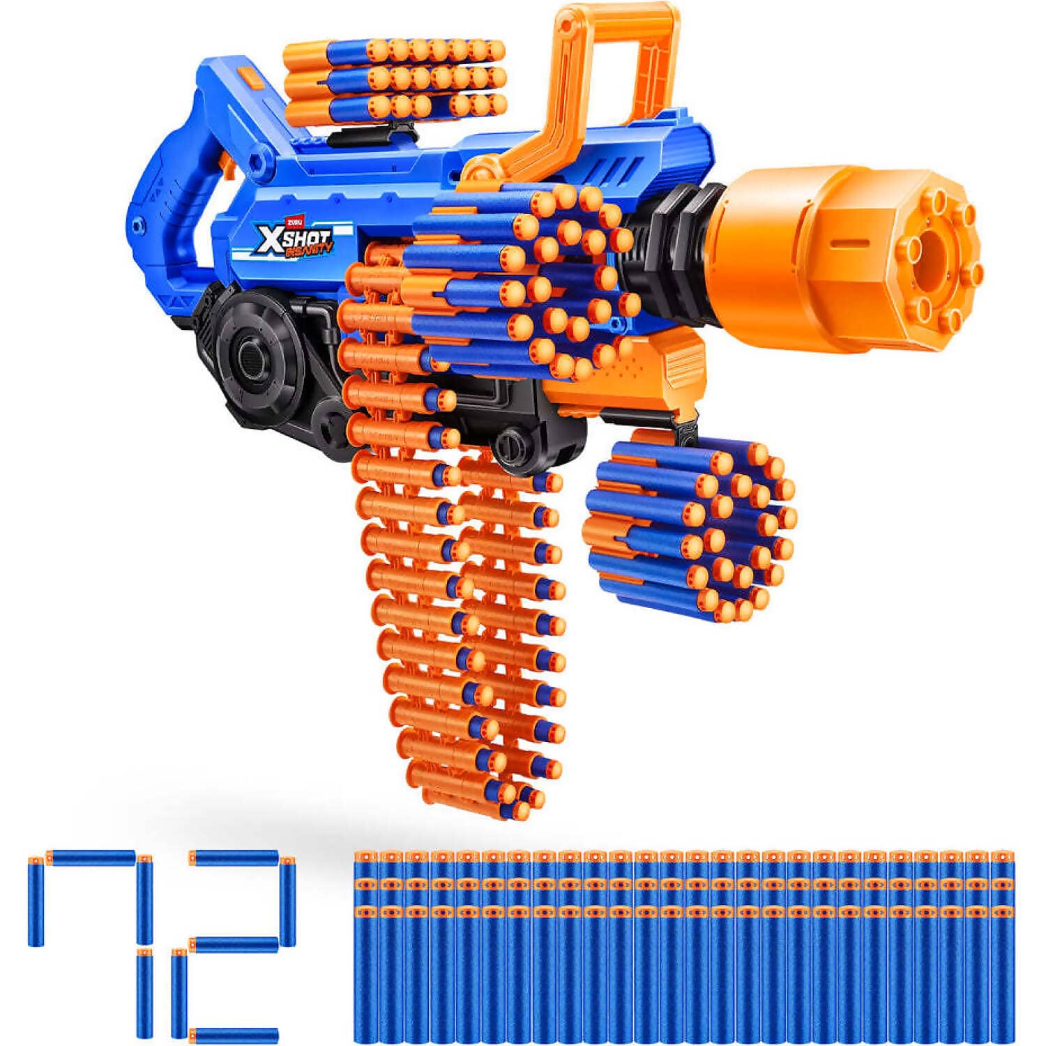 Zuru - X-Shot Insanity Smoking Barrel Blaster with 72 Darts - Image 4