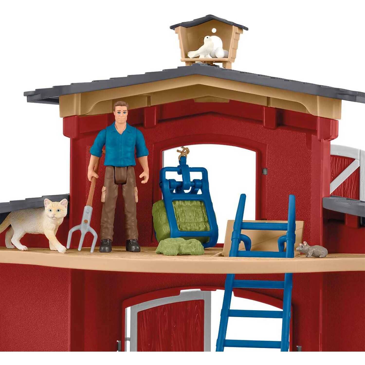 Schleich - Farm World Large Barn with Animals and Accessories Playset - Image 6