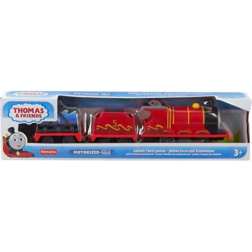 Fisher-Price - Thomas & Friends Splash Tank James Motorized Toy Train With Cargo - Mattel