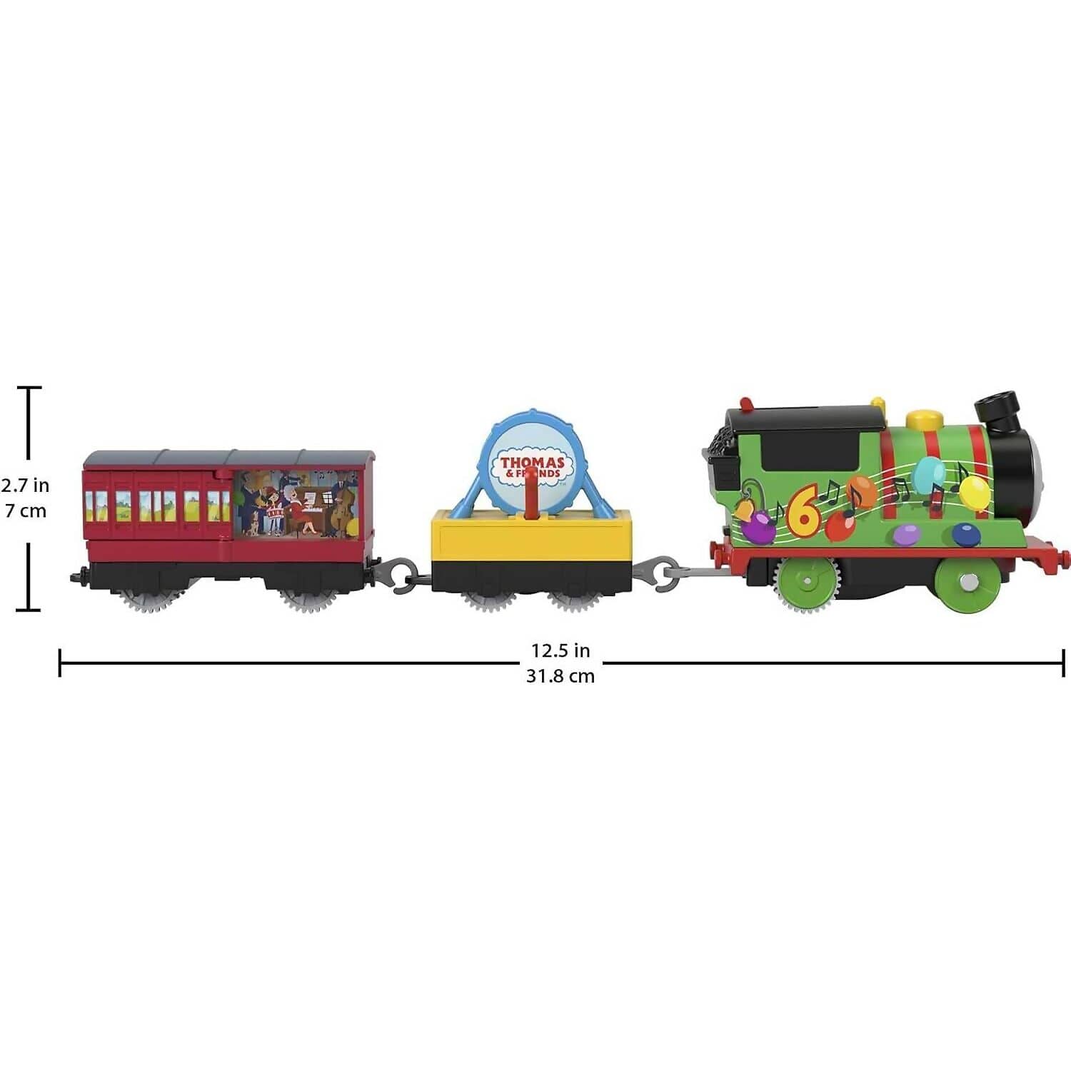 Fisher-Price - Thomas & Friends Motorized Greatest Moments Engine Party Train Percy - Mattel - Image 3