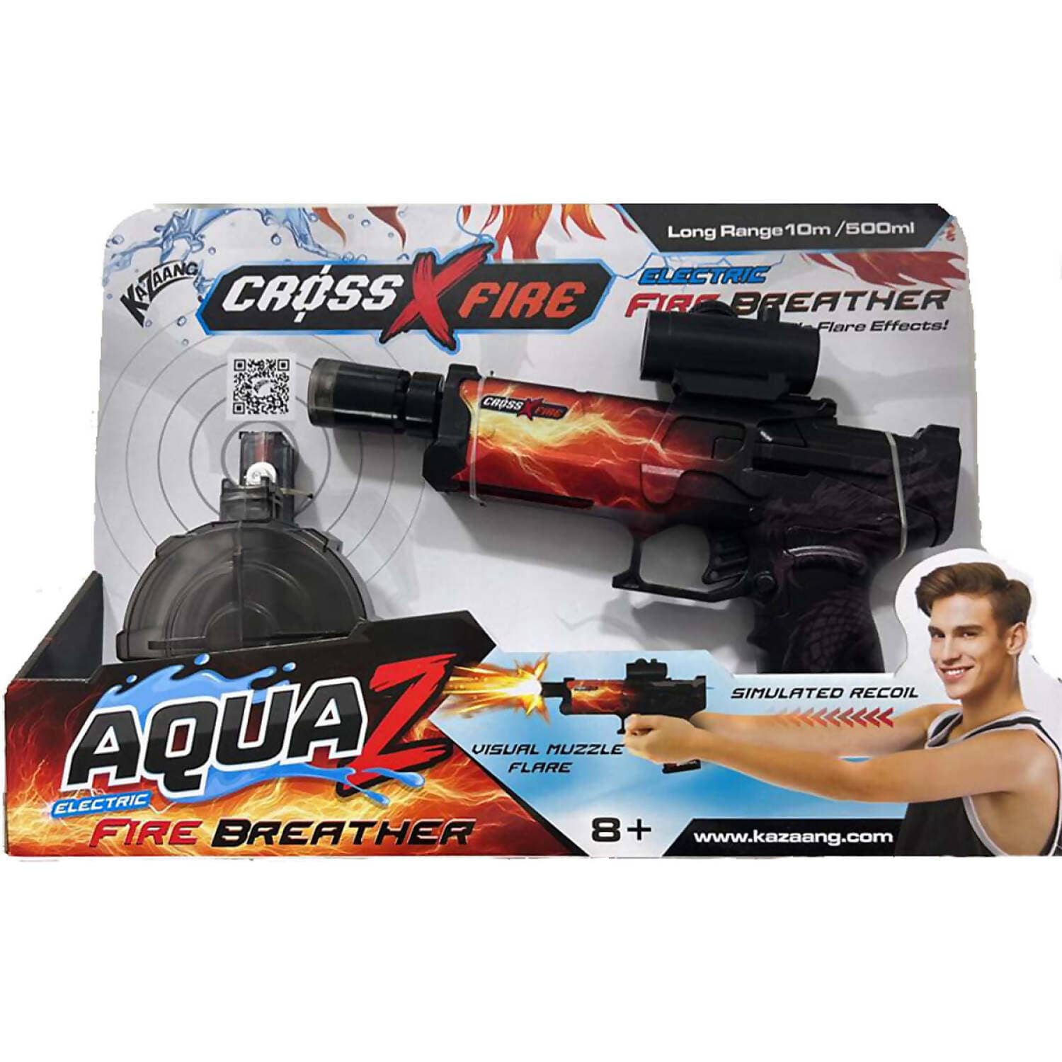 Kazaang - CrossXFire AquaZ - Fire Breather Electric Water Gun