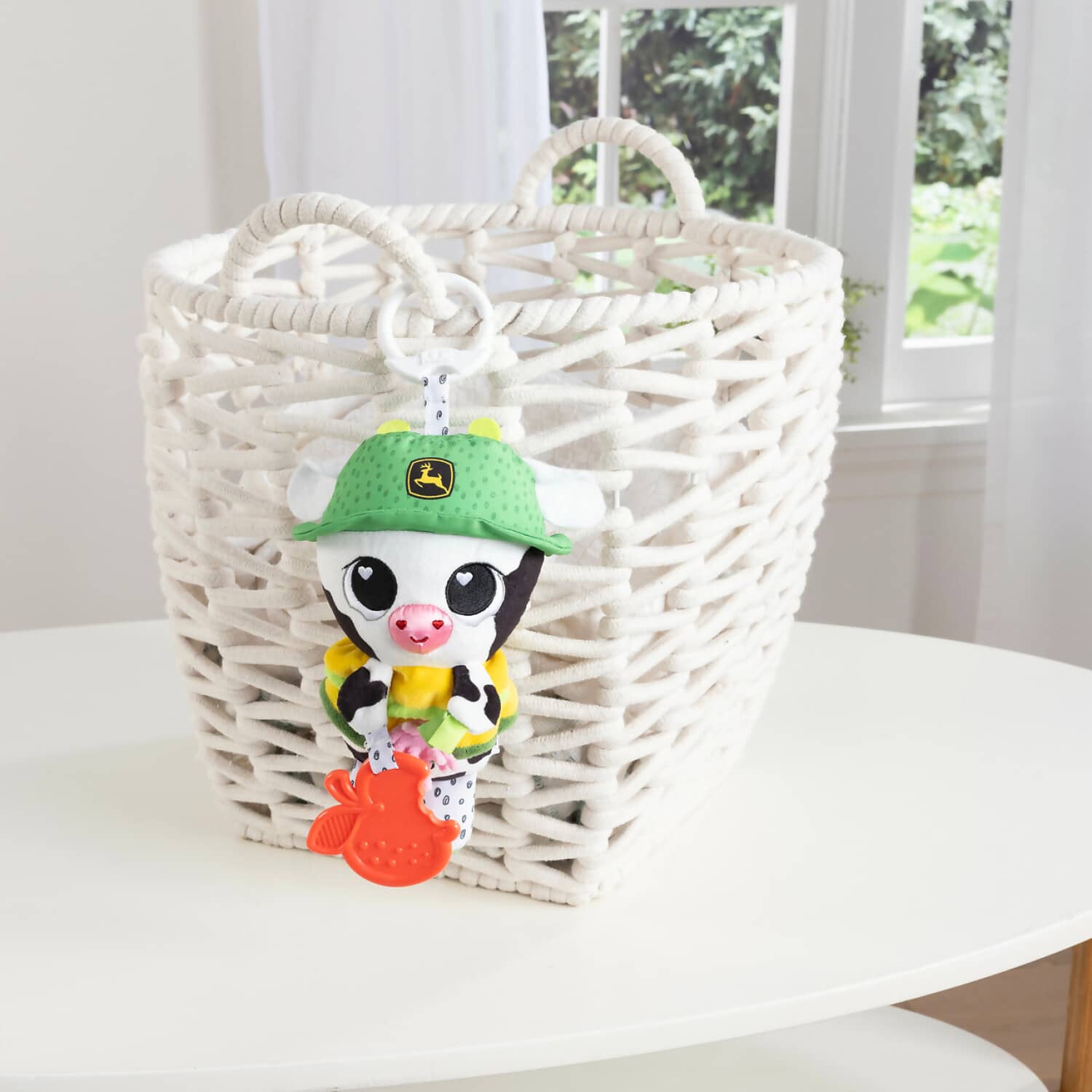 Lamaze - John Deere Bella the Cow Clip & Go Plush - Image 3