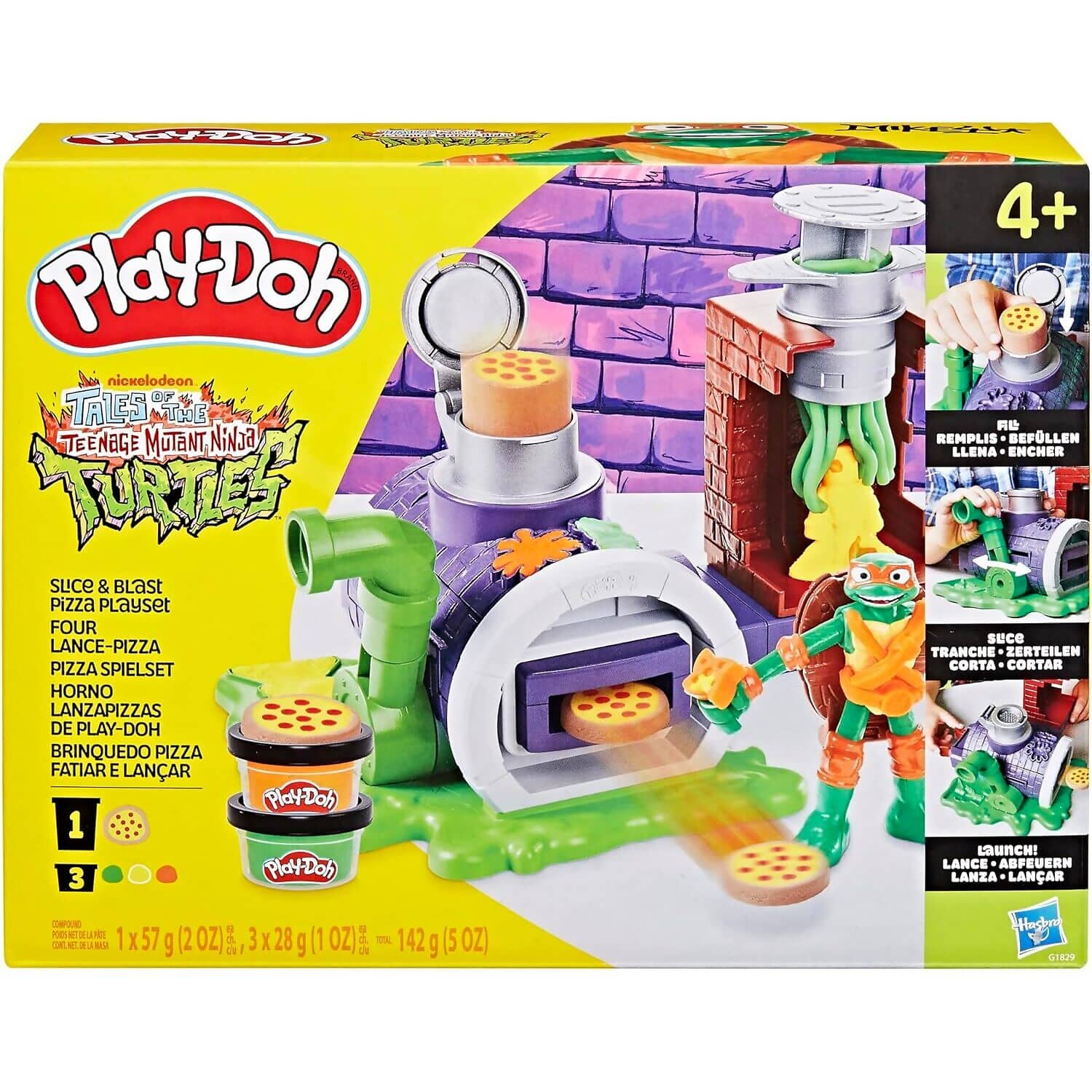 Play-Doh - Teenage Mutant Ninja Turtles Slice & Blast Pizza Playset - Hasbro