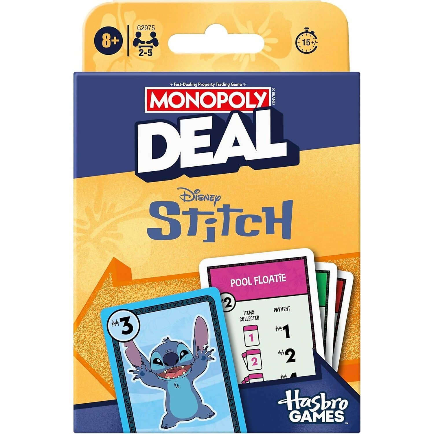 Monopoly Deal - Disney Stitch Edition Card Game - Hasbro