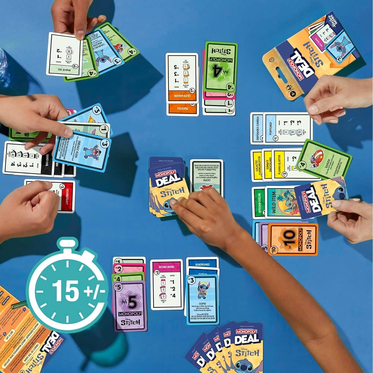 Monopoly Deal - Disney Stitch Edition Card Game - Hasbro - Image 3