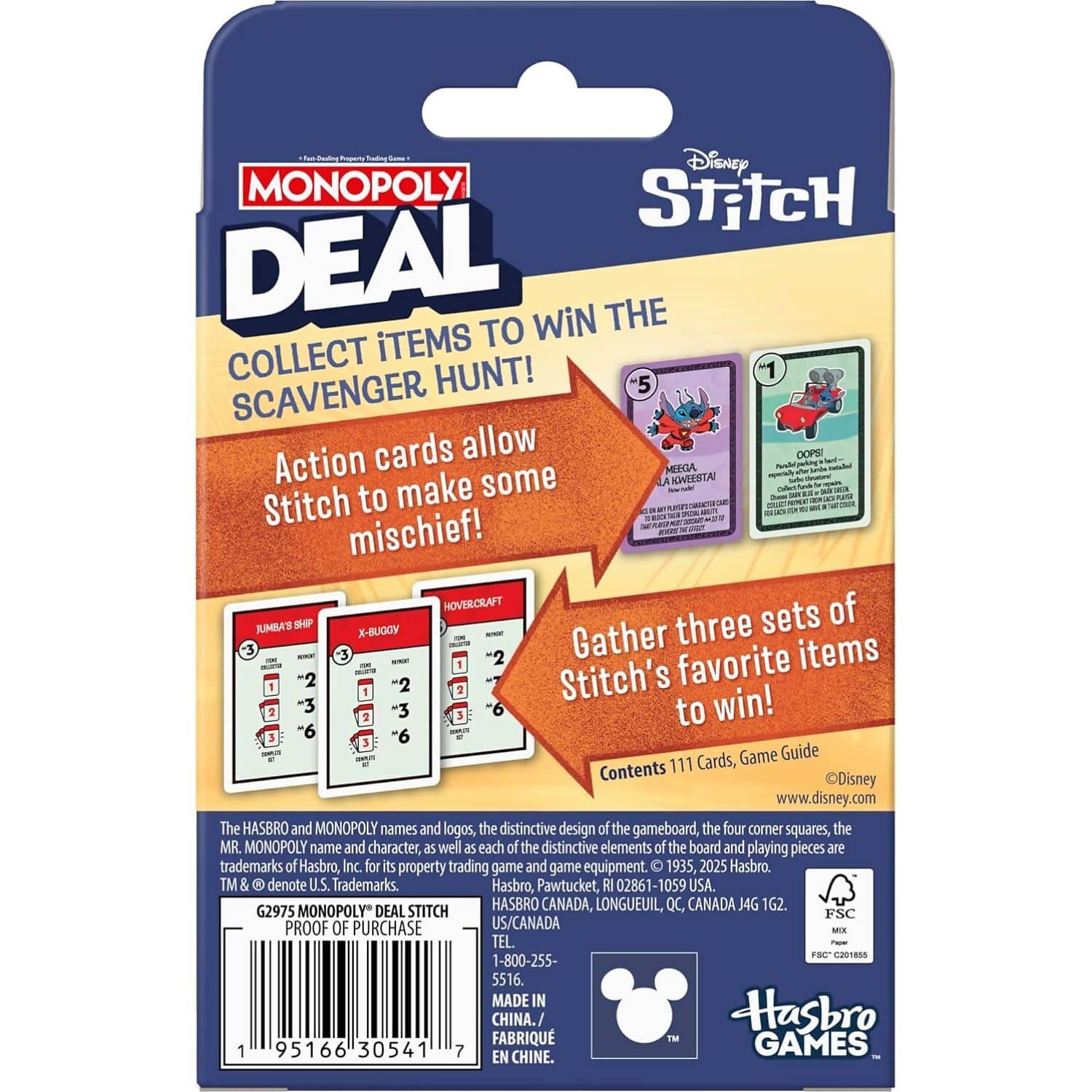 Monopoly Deal - Disney Stitch Edition Card Game - Hasbro - Image 4