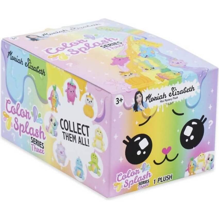 Moriah Elizabeth - Color Splash 6-inch Mystery Plush Series 3 (Each Blind Box Contains 1 Plush)