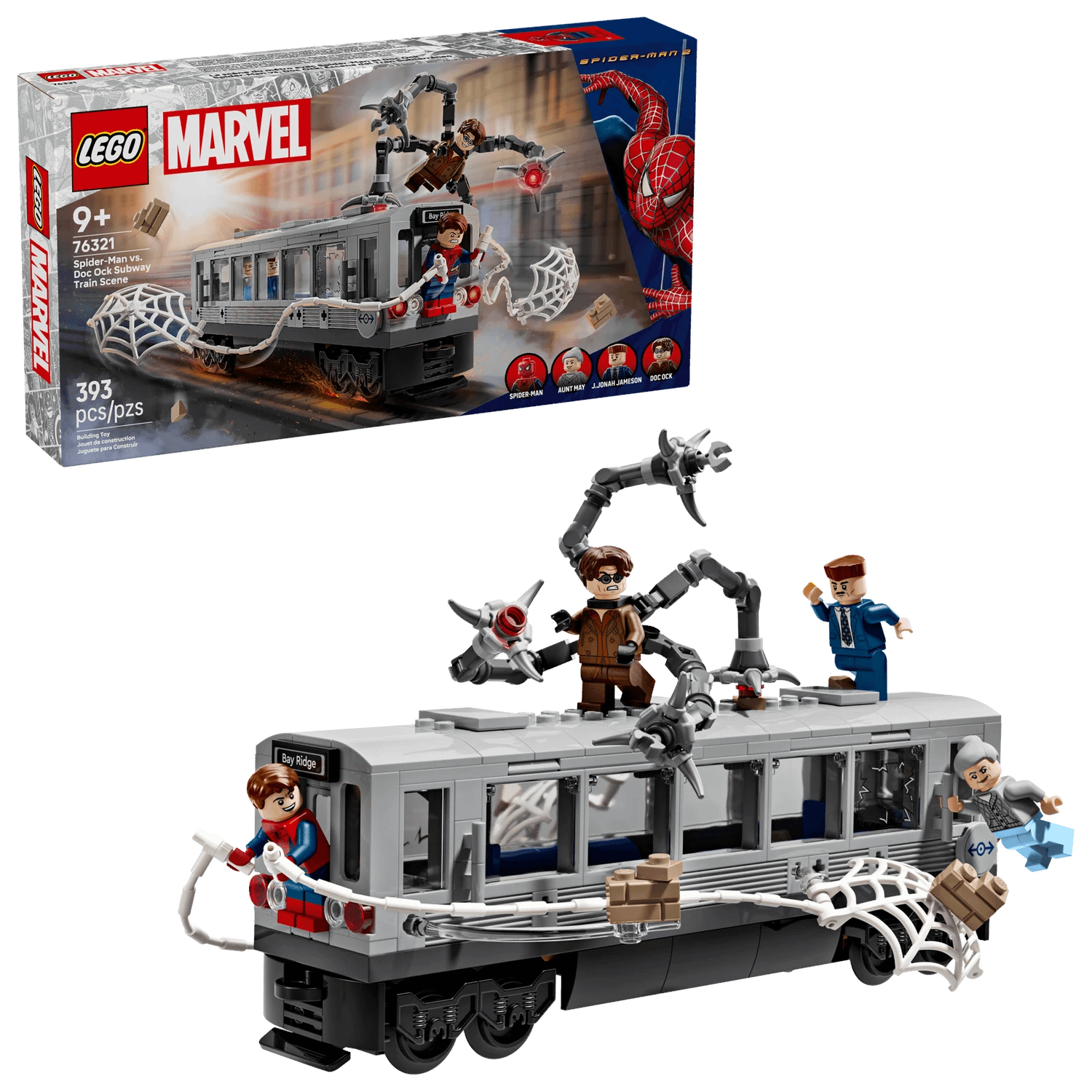 LEGO 76321 Spider-Man vs. Doc Ock Subway Train Scene - Marvel Super Heroes