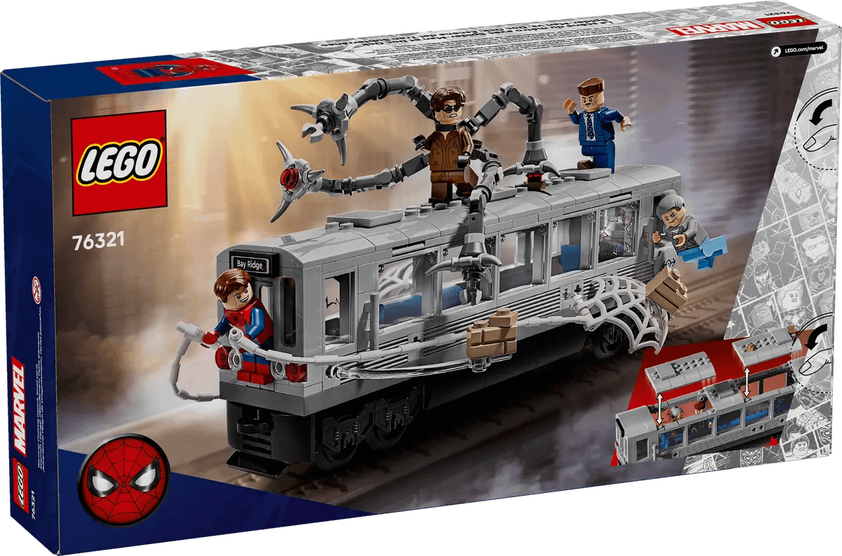 LEGO 76321 Spider-Man vs. Doc Ock Subway Train Scene - Marvel Super Heroes - Image 10