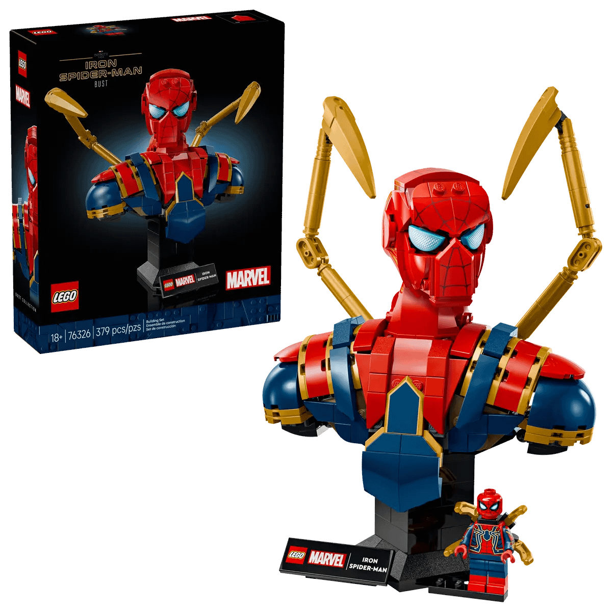 LEGO 76326 Iron Spider-Man Bust - Marvel Super Heroes