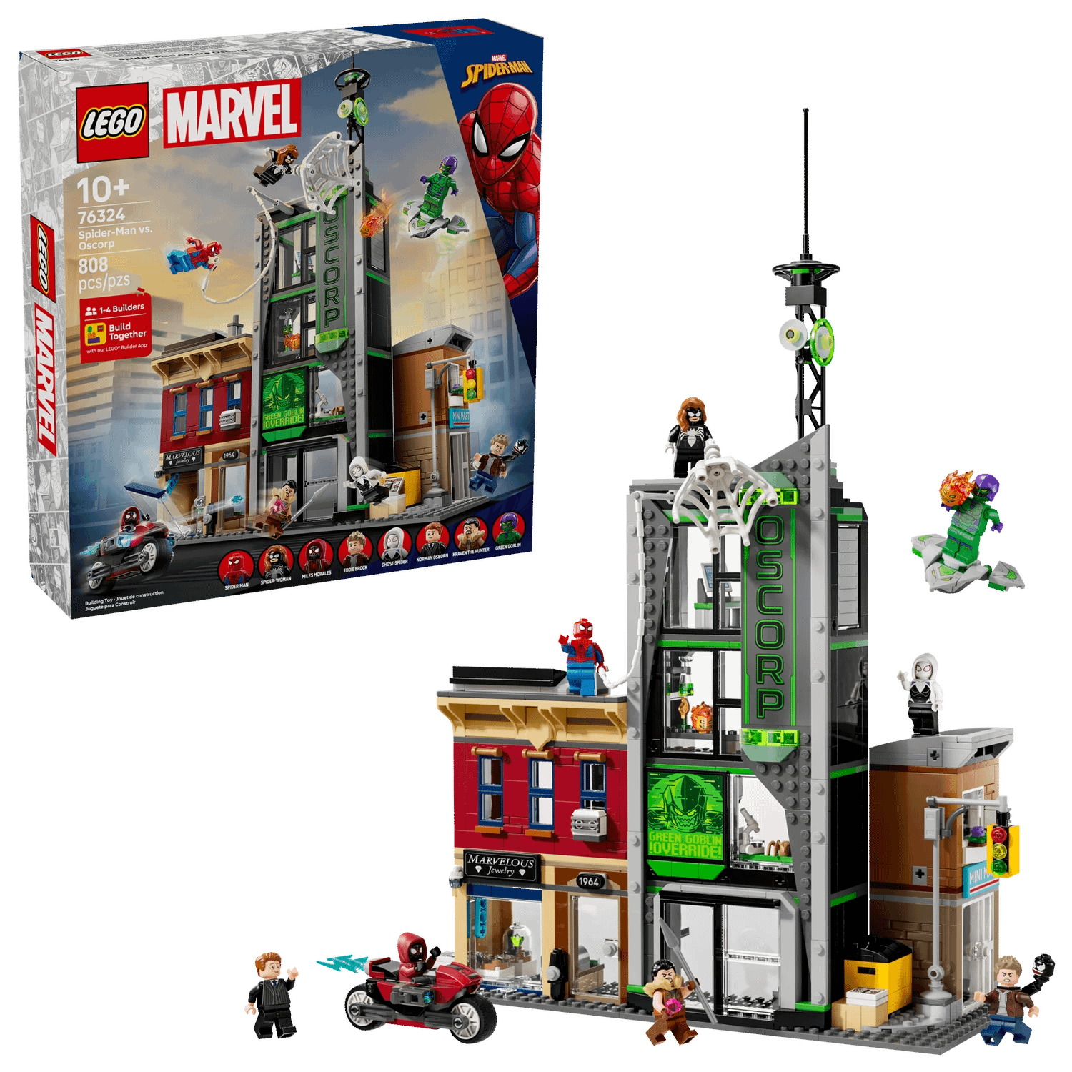 LEGO 76324 Spider-Man vs. Oscorp - Marvel Super Heroes