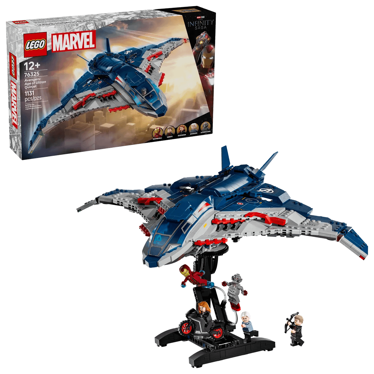 LEGO 76325 Avengers: Age of Ultron Quinjet - Marvel Super Heroes