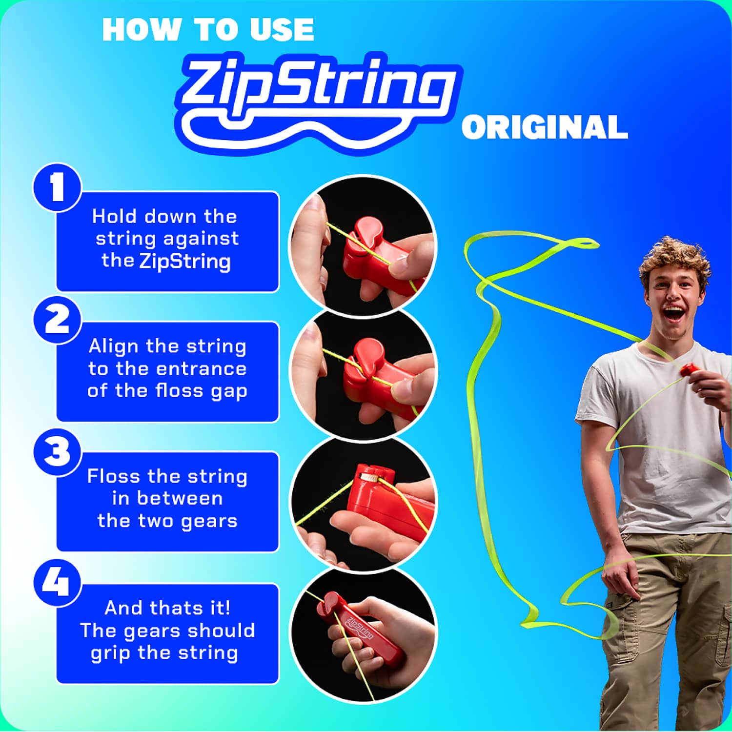 Zipstring - Original Rock'n It Red - Image 6