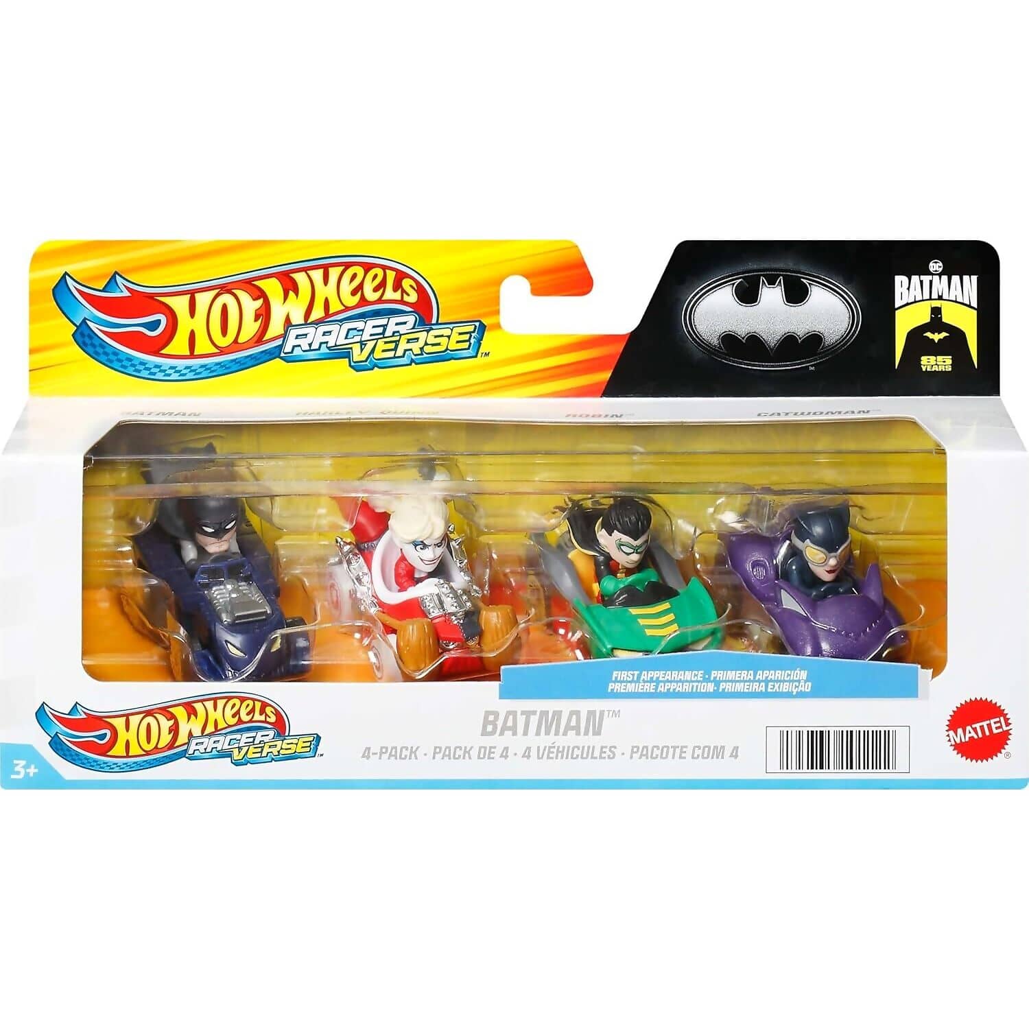 Hot Wheels - RacerVerse Batman 4pk - Mattel